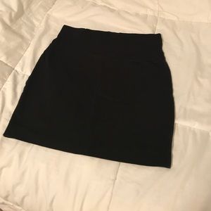 Black pencil skirt