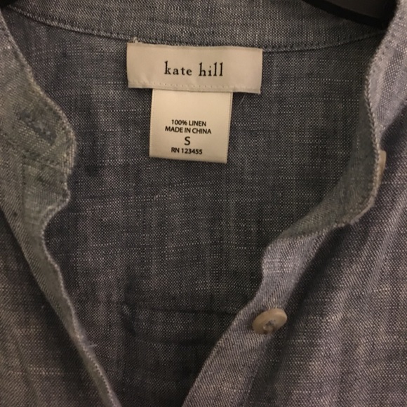 Kate Hill denim button down - Picture 2 of 3