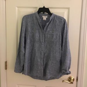 Kate Hill denim button down