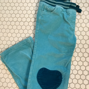 Big Girl Corduroy Pants w/ Heart Shape Knee Patch