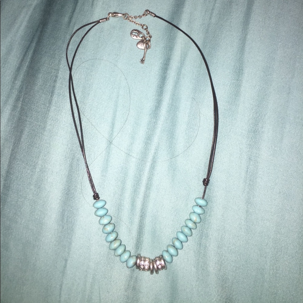 Turquoise costume necklace