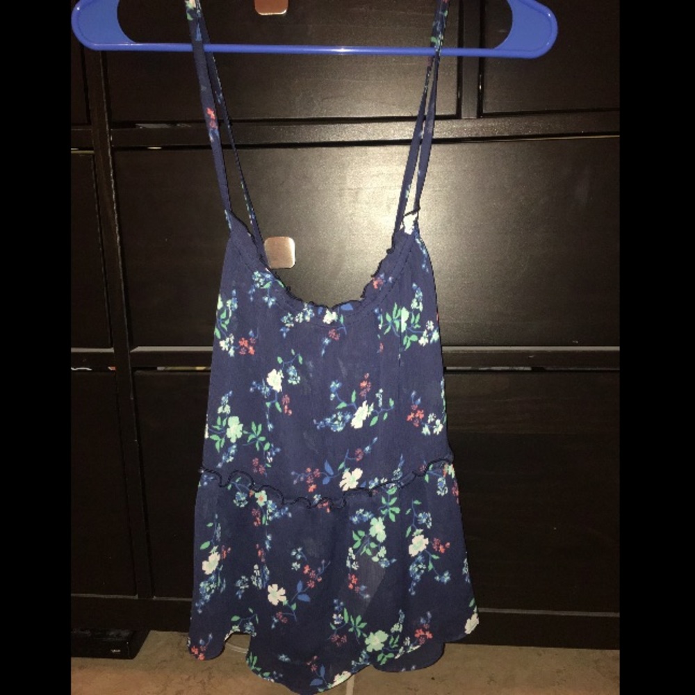 Hollister Flowered tank top