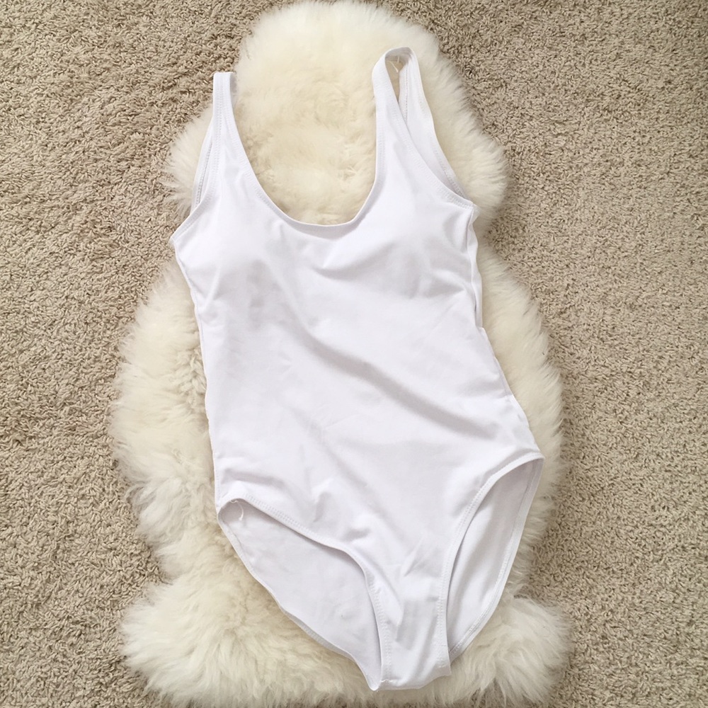 White swimsuit