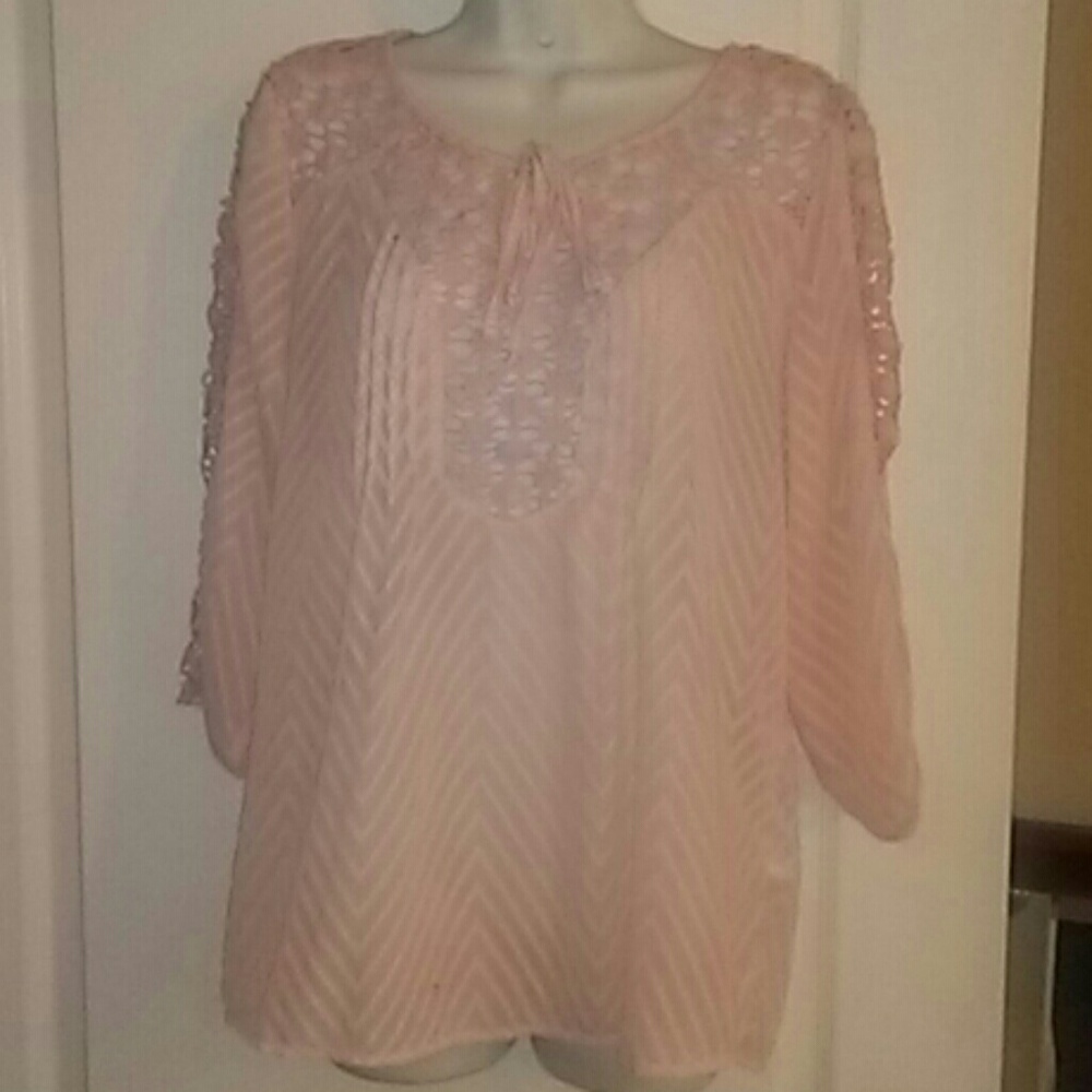 Sheer; thin lace too