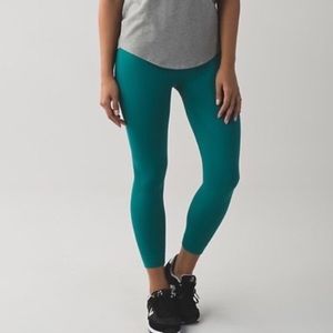 Lululemon Teal Zone In Tight Size 4