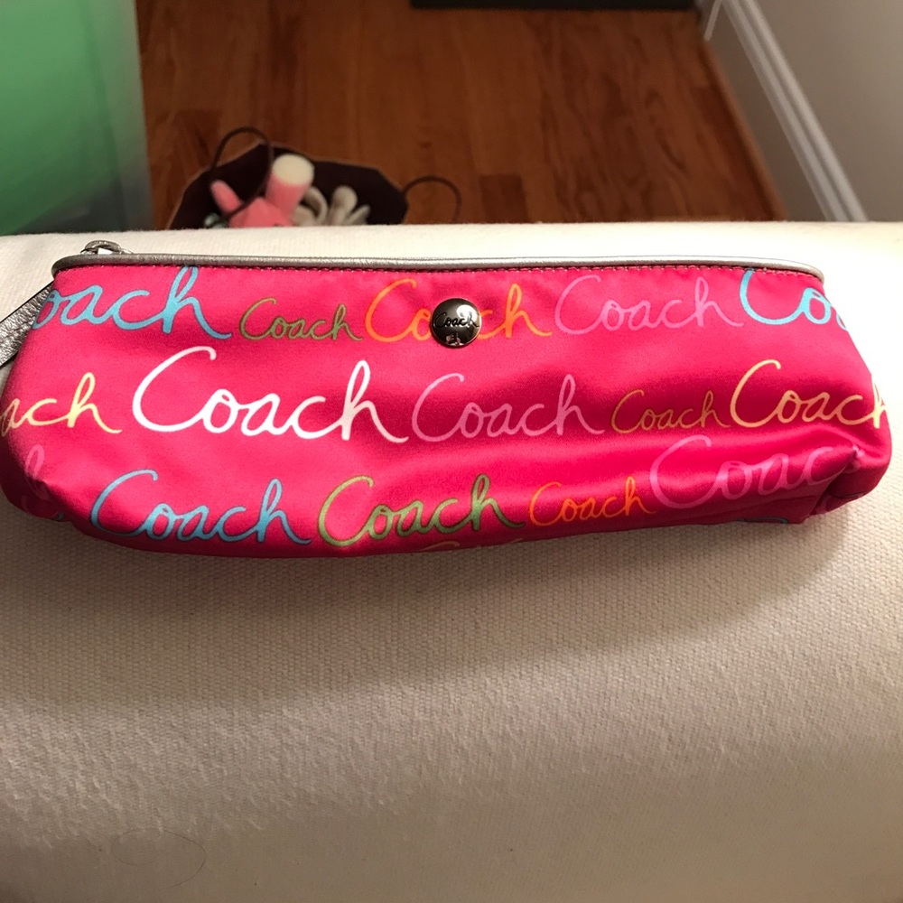 Coach Pencil Case w pencils