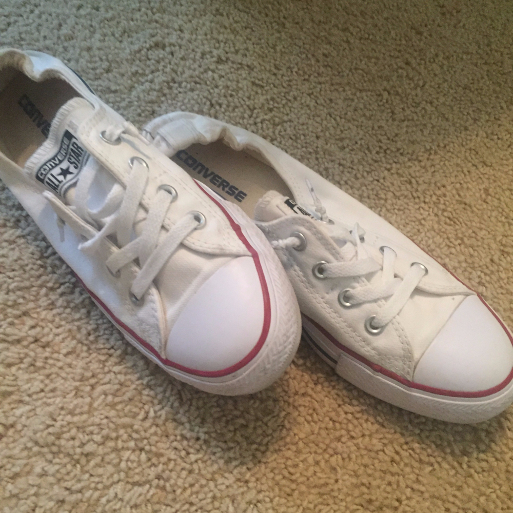 White Converse All Star Shoreline