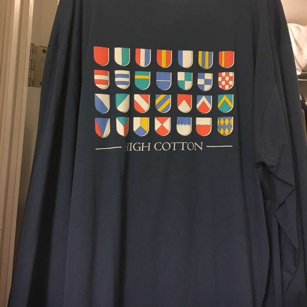 2 high cotton men's t shirts size XL
