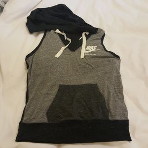 Nike Sleeveless Hoodie Sz S