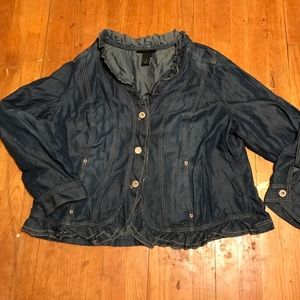 Lane Bryant - Ruffle Trim Jacket