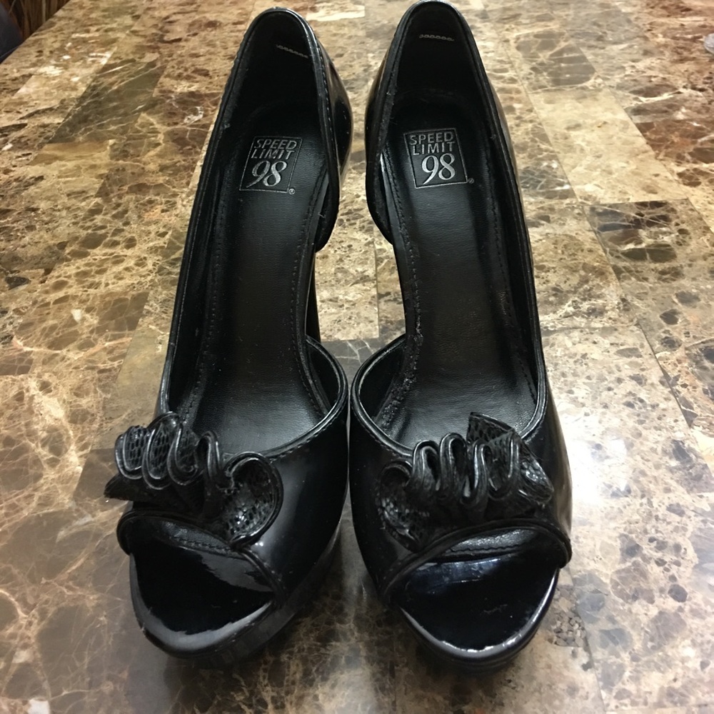 Black high heels