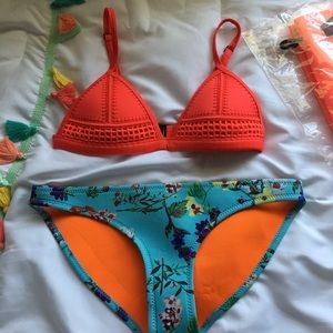 Triangl Bikini look alike two piece bikini