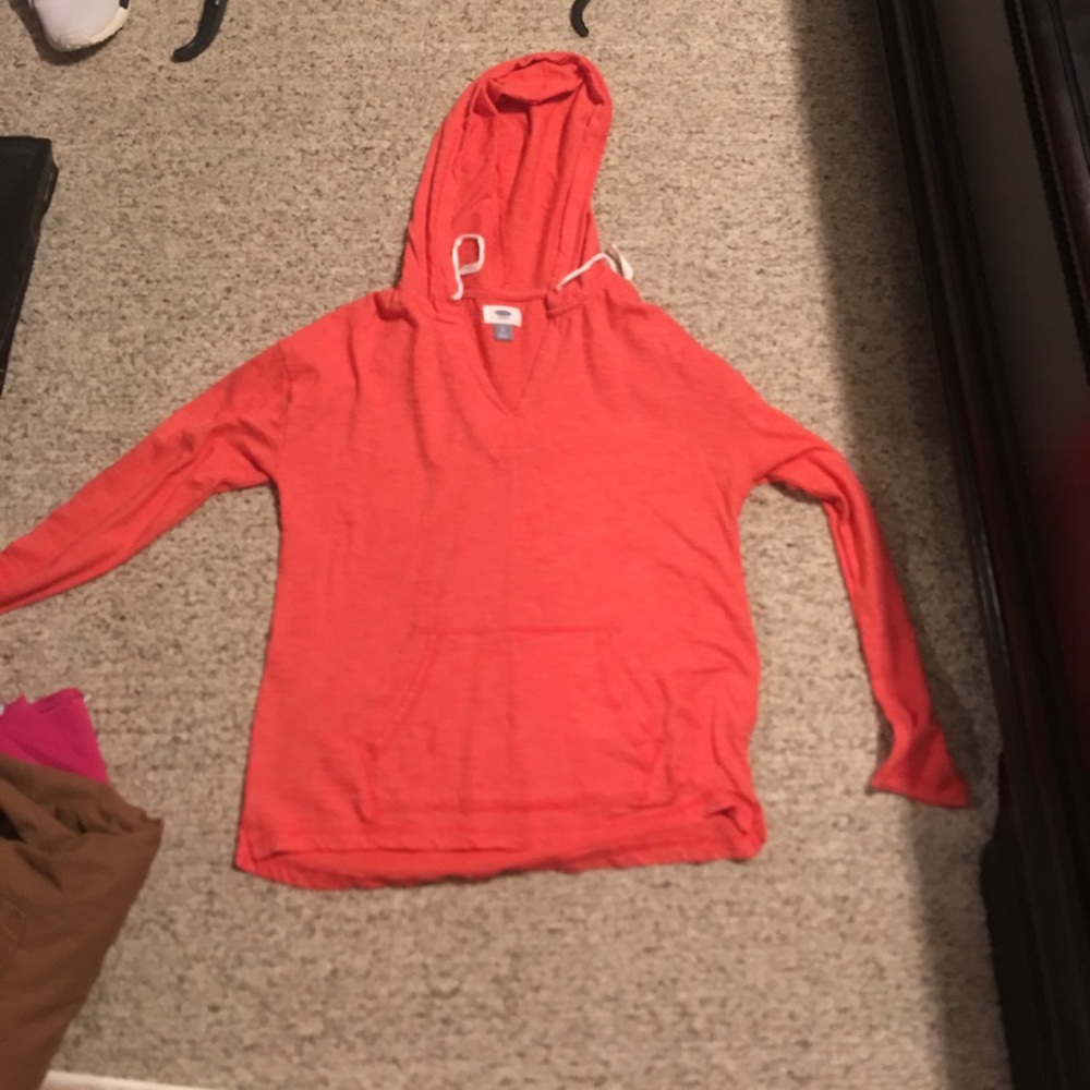 Orange hoodie