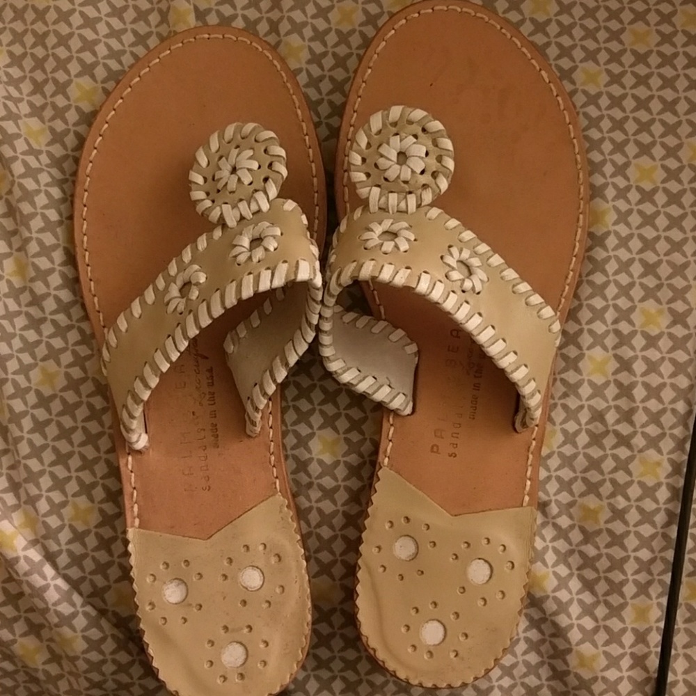 Palm Beach leather sandals