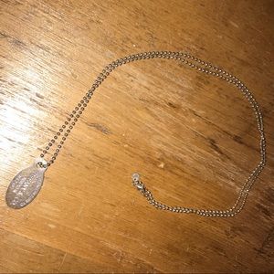 Authentic Please Return To Tiffany Oval Pendant