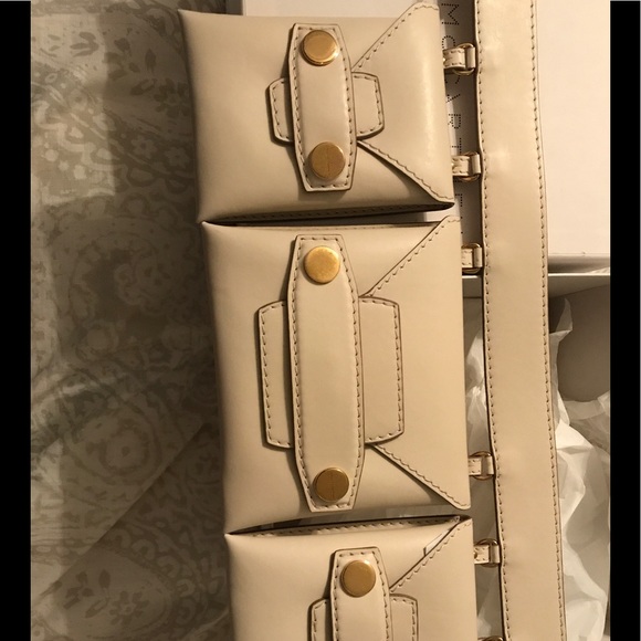 100% AUTHENTIC STELLA MCCARTNEY TRIO BELT IVORY - Picture 2 of 5
