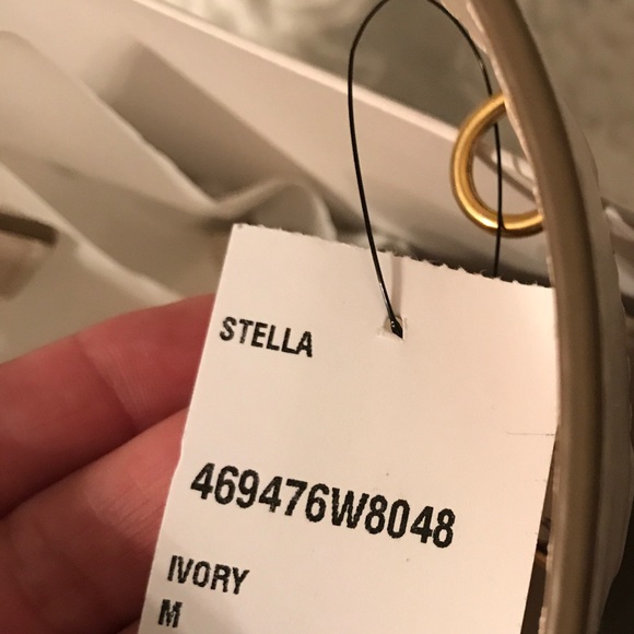 100% AUTHENTIC STELLA MCCARTNEY TRIO BELT IVORY - Picture 4 of 5