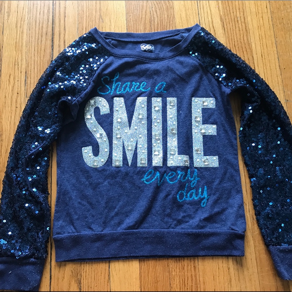 Navy sweatshirt