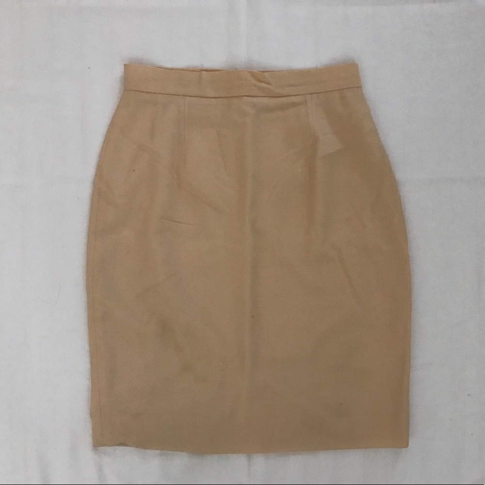 cream colored pencil skirt - Picture 1 of 3