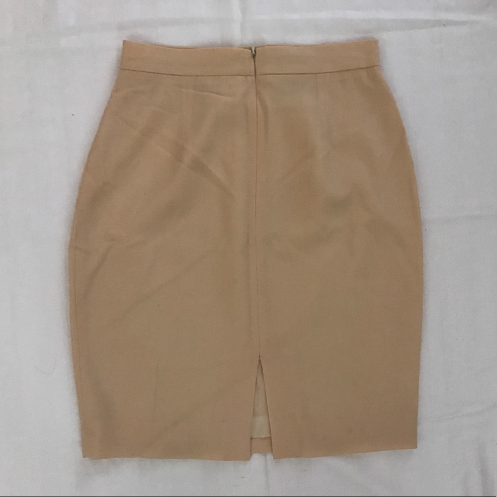 cream colored pencil skirt - Picture 2 of 3