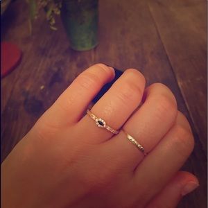 Catbird Anastasia Marquise Diamond & Sapphire Ring