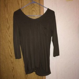 Dark green blouse