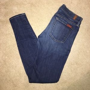 7 for All Mankind skinny jeans SZ 27