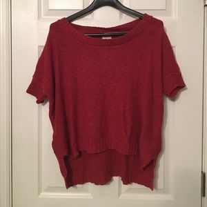 Red Knit Shirt
