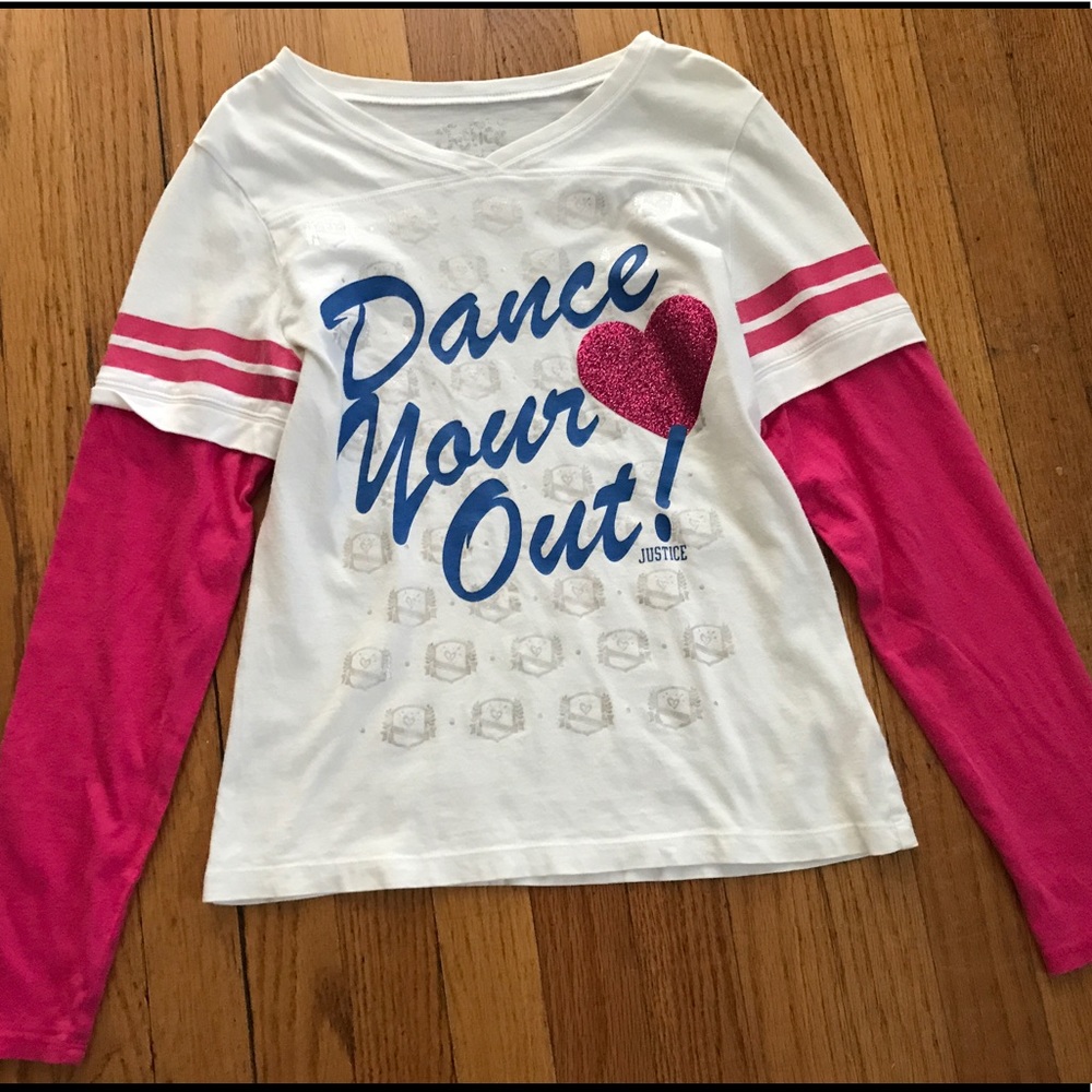 Justice long sleeved shirt