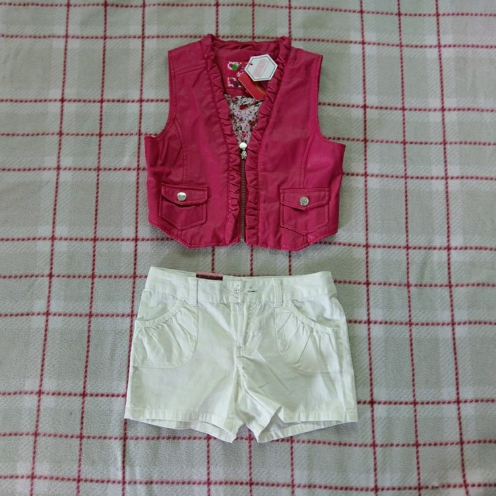 Dollhouse Leather Vest and SO Shorts (New!)