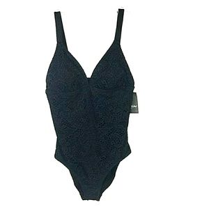 Black One Piece Swimsuit