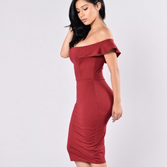 Fashion Nova Dresses & Skirts - Brand new off the shoulder fashion nova dress!