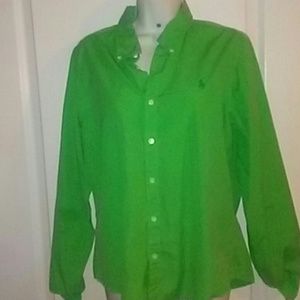 Green Ralph Lauren Dress shirt