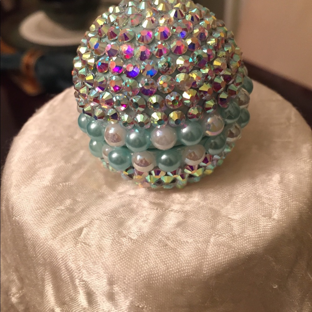 Crystal encrusted EOS lip balms