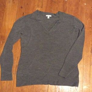 New York & Company - Grey V Neck Sweater