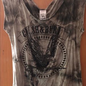 Crash & Burn sleeveless top - size large