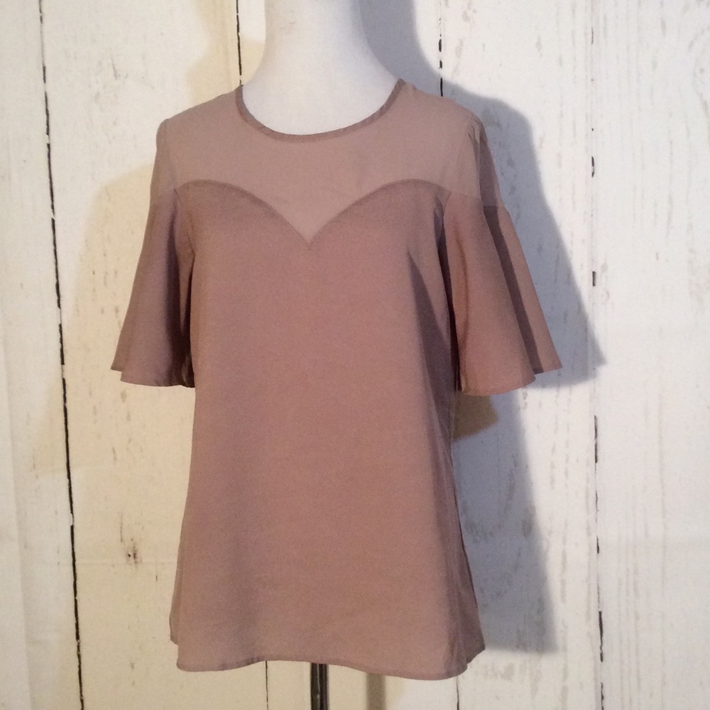 Lost April short sleeve blouse
