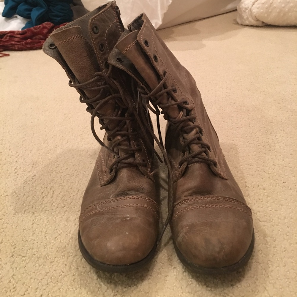 Steve Madden Combat Boots