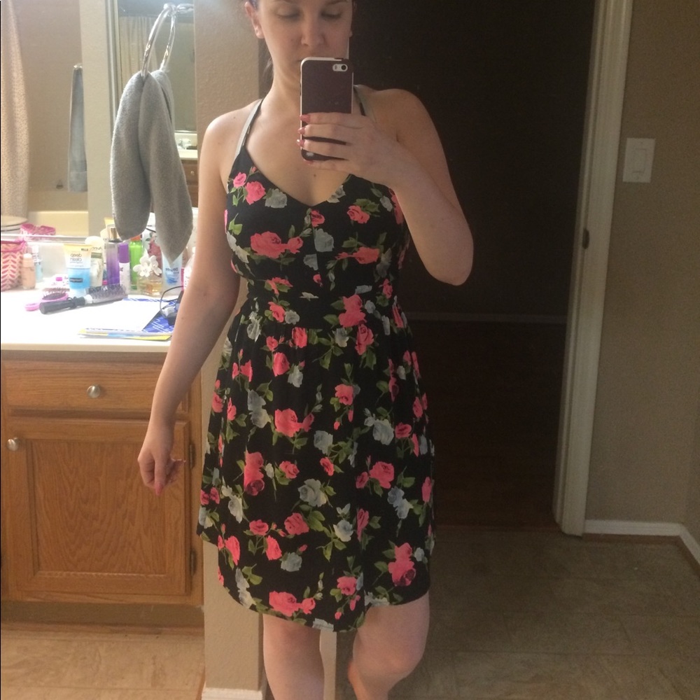 Black Floral dress
