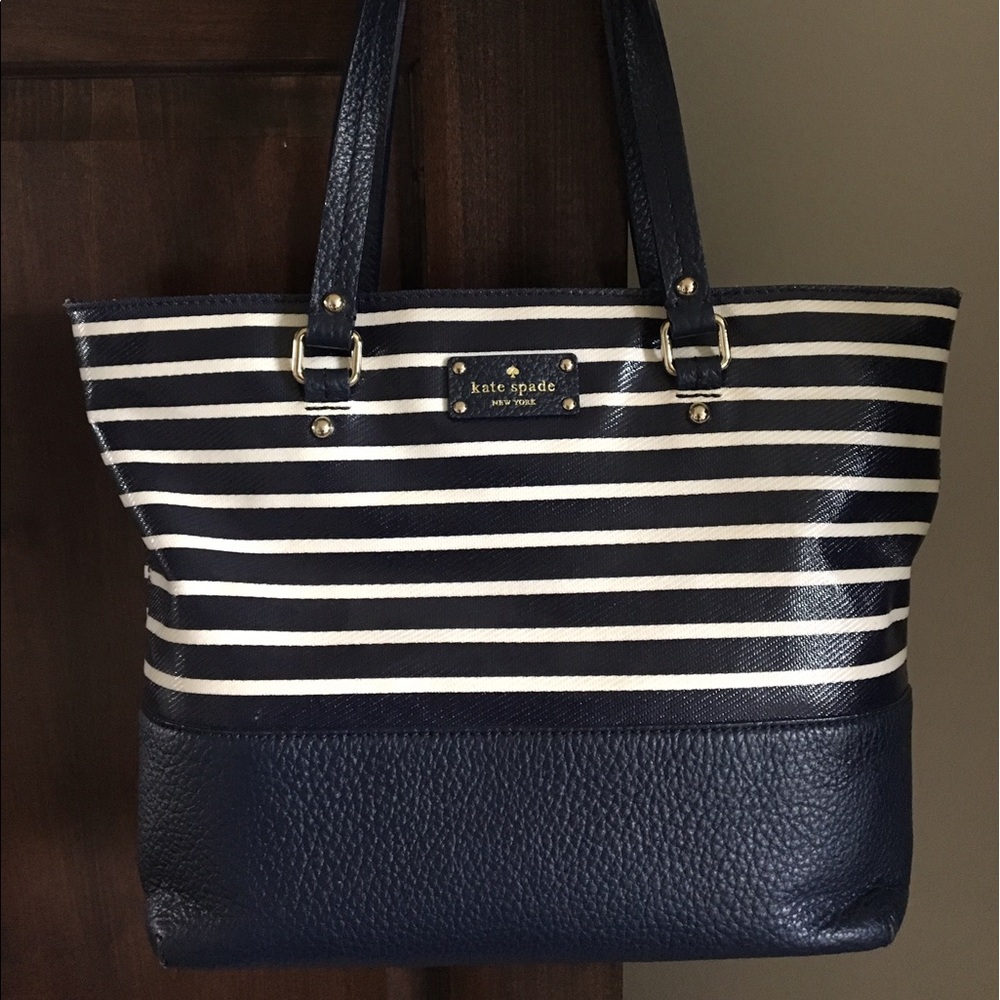 Kate Spade Navy/White Tote