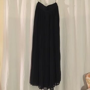 ✨final price drop✨Sheer black maxi skirt