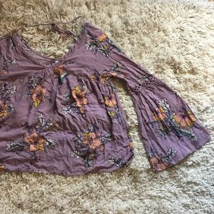 Floral Bell Sleeved Blouse