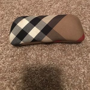 Burberry glasses case