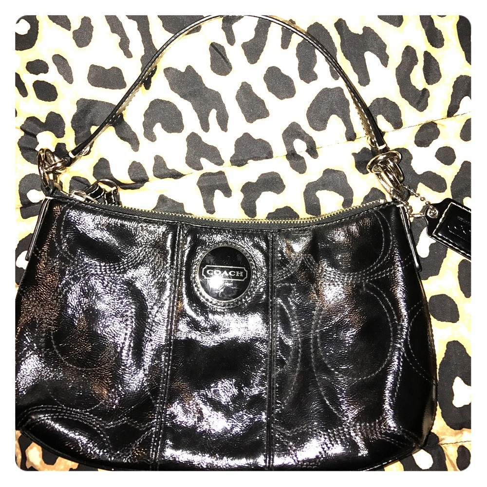 Small leather coach purse