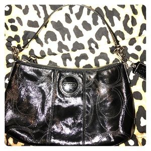 Small leather coach purse