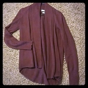 Dark purple cardigan