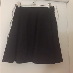 Skater-Style Black Skirt