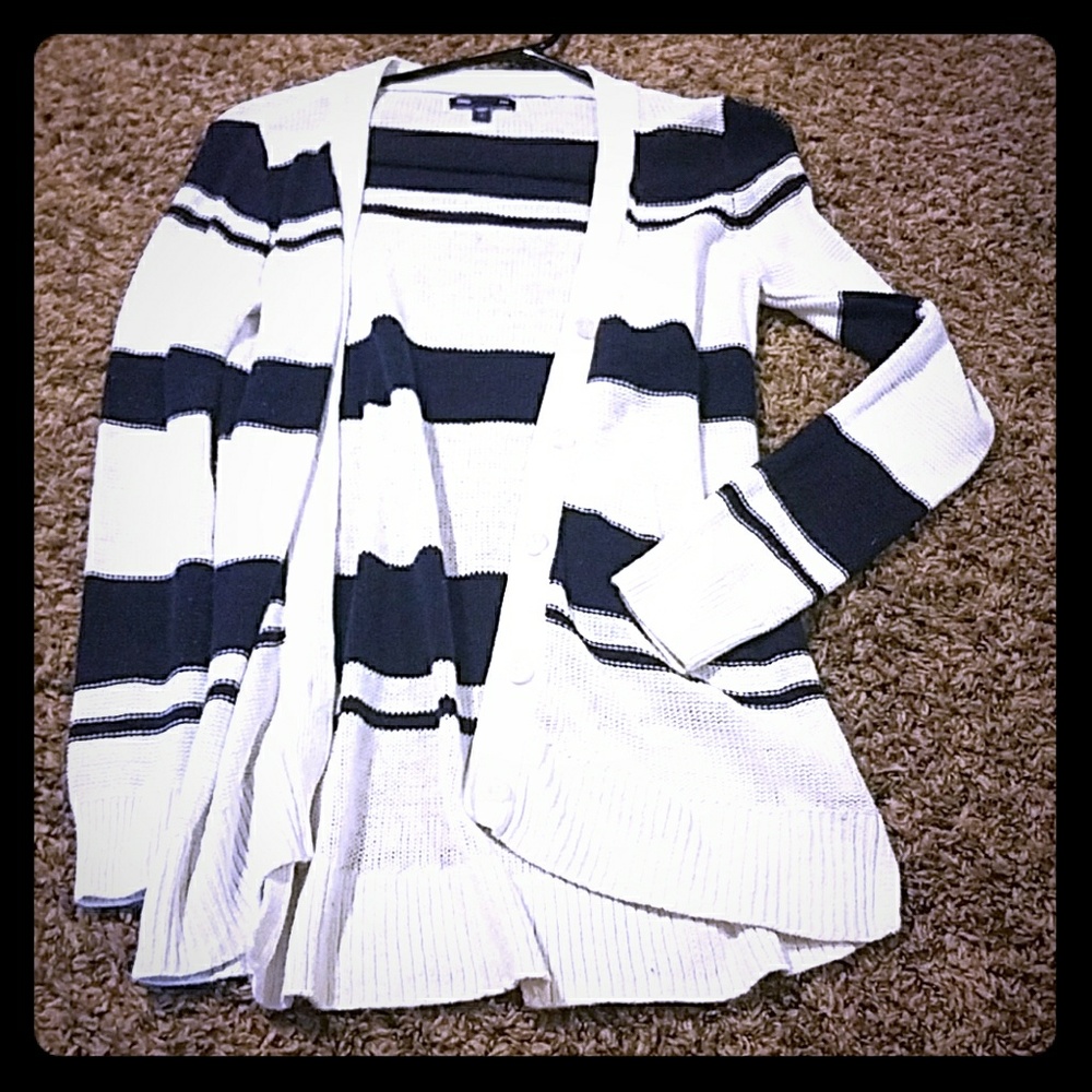 Striped cardigan