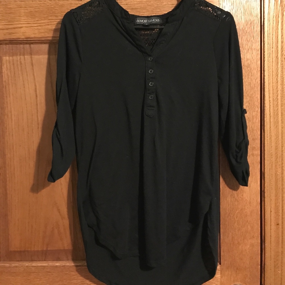 Cute Black and Lace Shirt