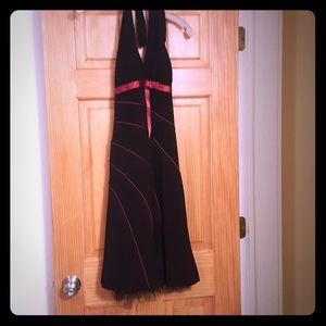 Black and red dress